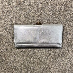 Silver Clutch Wallet